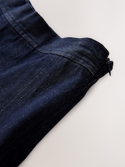 Rinse Denim Full Seamed Midi Skirt - Image 6 of 7