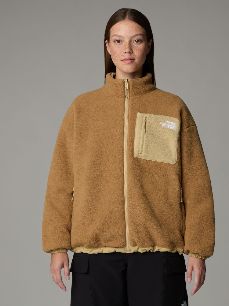 The North Face Brown Yumiori Full Zip Fleece - Image 1 of 5 The North Face Brown Yumiori Full Zip Fleece - Image 1 of 5