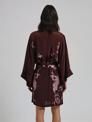 Religion Brown Inversion Lust Tunic Dress With Kimono Sleeves - Image 4 of 6