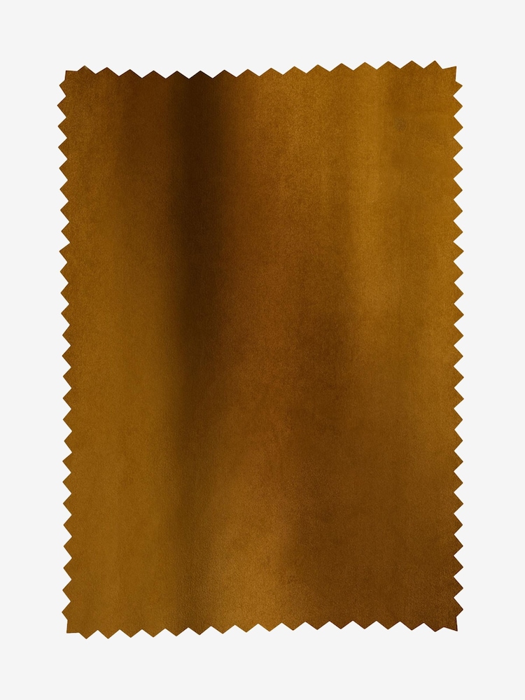 Gold Dark Matte Velvet Super Thermal Curtains - Image 8 of 8 Gold Dark Matte Velvet Super Thermal Curtains - Image 8 of 8