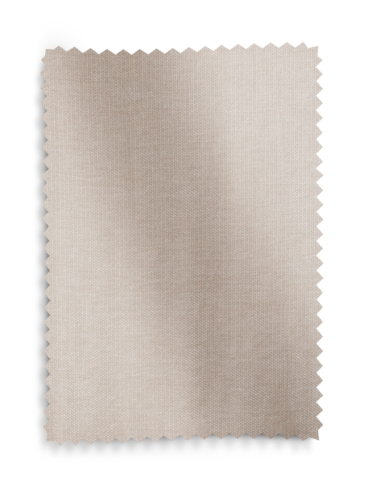 Natural Fine Chenille Super Thermal Eyelet Curtains - Image 5 of 5