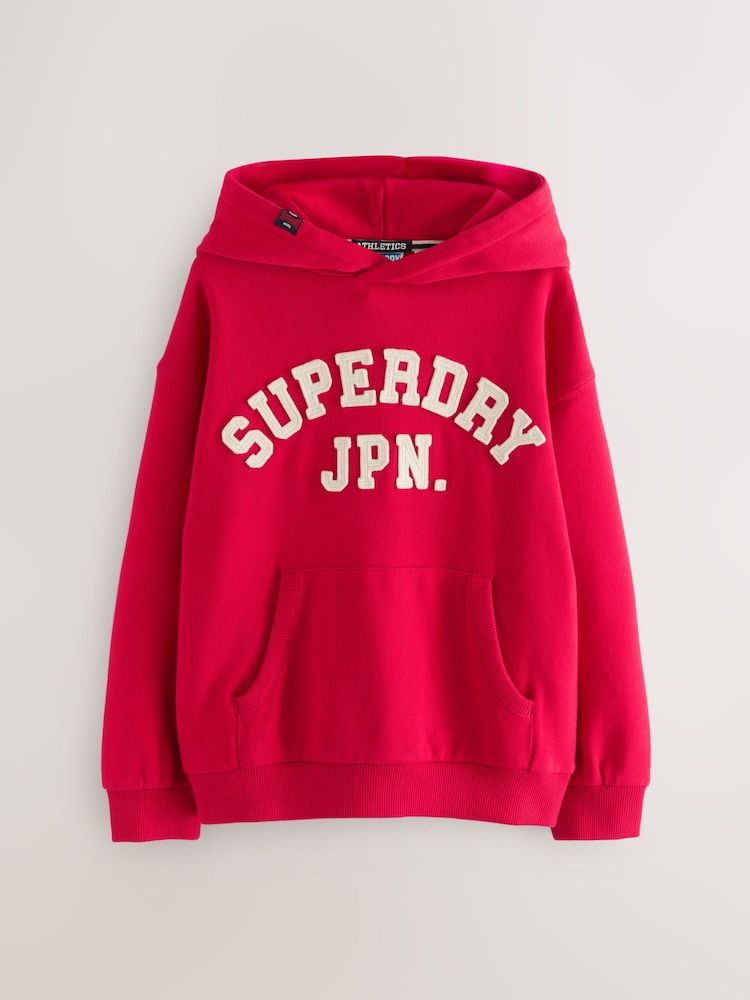 Superdry Red Hoodie - Image 1 of 6