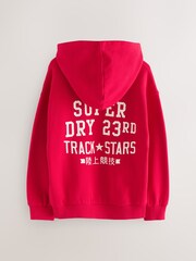 Superdry Red Hoodie - Image 2 of 6