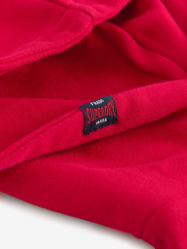 Superdry Red Hoodie - Image 6 of 6 Superdry Red Hoodie - Image 6 of 6