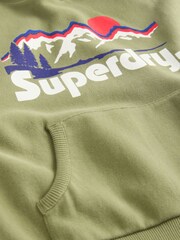 Superdry Khaki Green Hoodie - Image 4 of 6