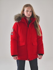 Superdry Red Everest Parka Coat - Image 1 of 13