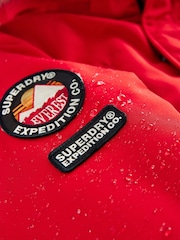 Superdry Red Everest Parka Coat - Image 10 of 13