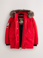 Superdry Red Everest Parka Coat - Image 12 of 13