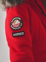 Superdry Red Everest Parka Coat - Image 4 of 13