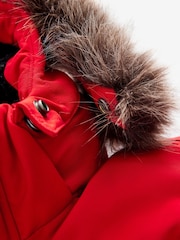 Superdry Red Everest Parka Coat - Image 8 of 13