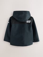 Superdry Navy Waterproof Jacket - Image 2 of 6
