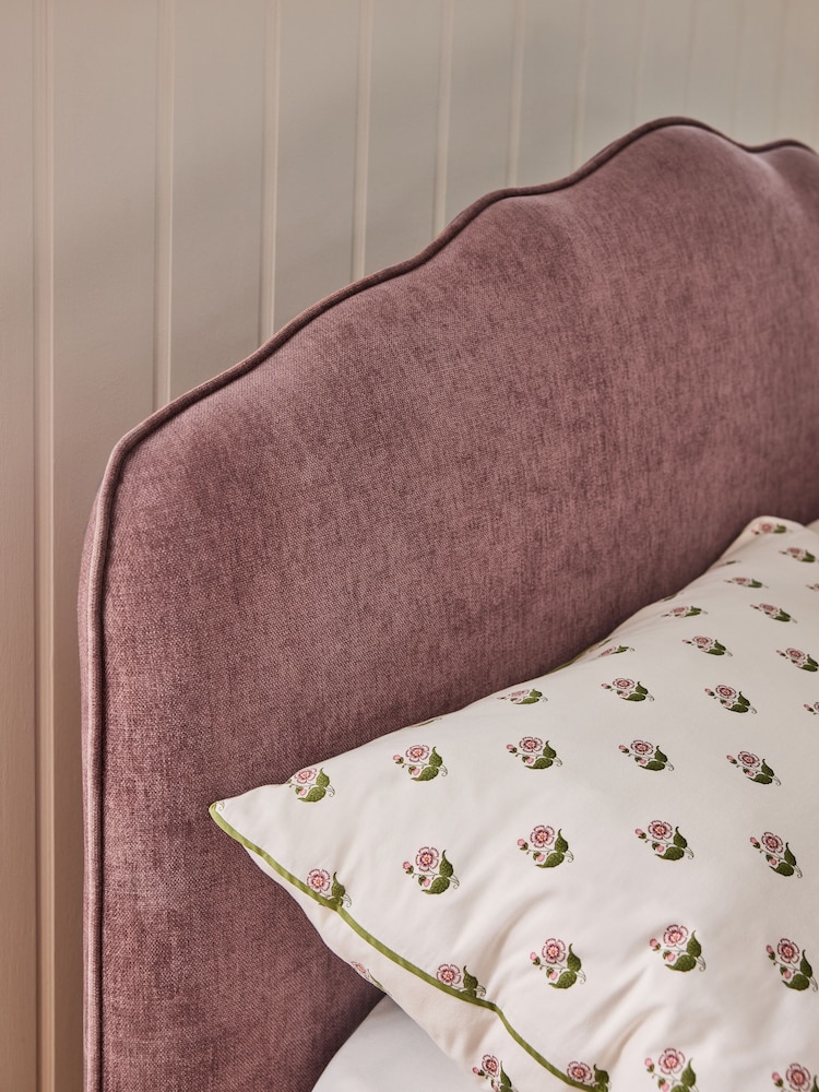 Laura Ashley Stretton Mauve Almington Upholstered Bed - Image 5 of 5