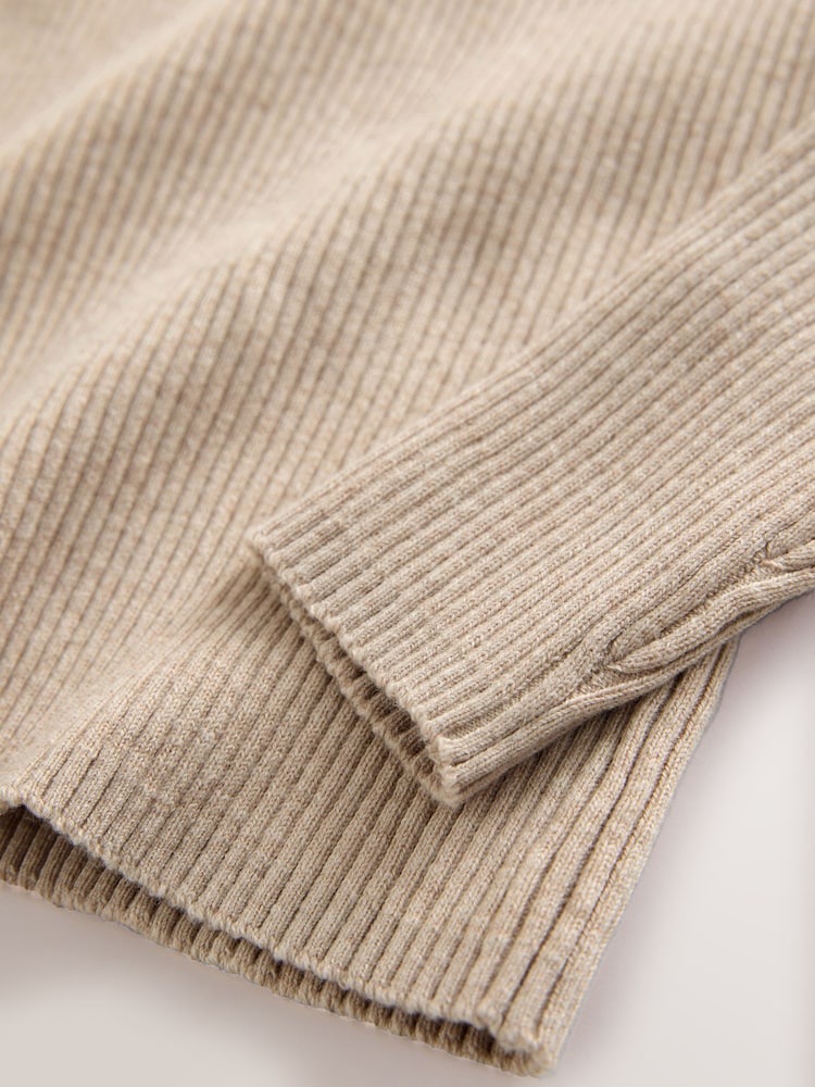 Oatmeal Roll Neck Knit Jumper (3-16yrs) - Image 8 of 8
