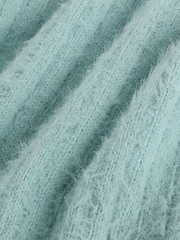 Teal Blue Fluffy Jumper (3-16yrs) - Image 4 of 4