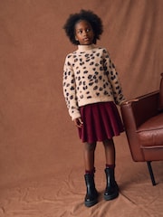 Leopard Animal Fluffy Jumper (3-16yrs) - Image 2 of 8