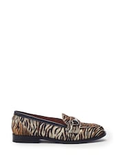Animal - Moda in Pelle Elarra Mocassins planos com acabamento em bridão - Imagem 1 de 4