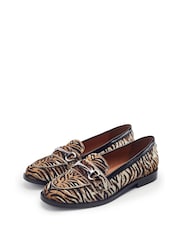 Animal - Moda in Pelle Elarra Mocassins planos com acabamento em bridão - Imagem 2 de 4