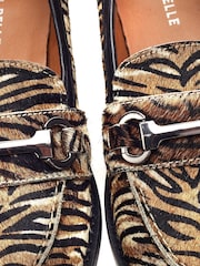 Animal - Moda in Pelle Elarra Mocassins planos com acabamento em bridão - Imagem 4 de 4