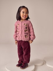 Pink Floral Print Cardigan (3mths-7yrs) - Image 2 of 8