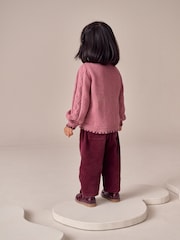 Pink Floral Print Cardigan (3mths-7yrs) - Image 3 of 8