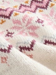 Ecru Christmas Fairisle Jumper (3mths-7yrs) - Image 3 of 5