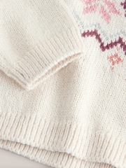 Ecru Christmas Fairisle Jumper (3mths-7yrs) - Image 5 of 5
