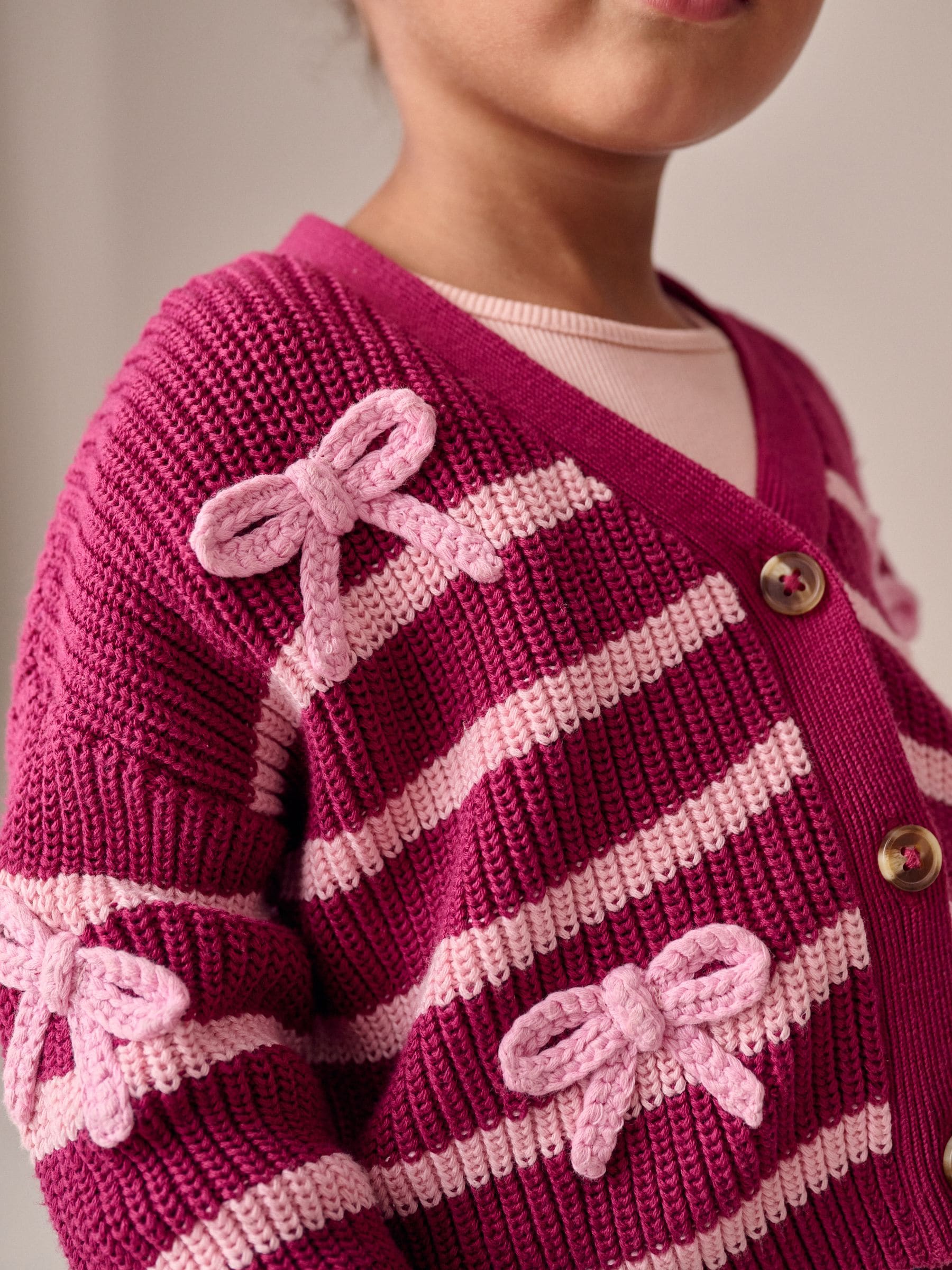 herlipto Lilas Ribbon Knit Cardigan 【公式通販】
