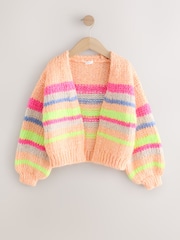 Multi Stripe Chunky Knit Cardigan (3-16yrs) - Image 1 of 4