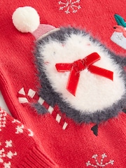 Red Christmas Character Jumper (3mths-7yrs) - Image 7 of 8