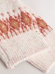 Ecru Snowflake Fairisle Cardigan (3-16yrs) - Image 8 of 9
