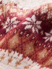 Ecru Snowflake Fairisle Cardigan (3-16yrs) - Image 9 of 9