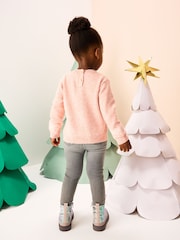 Pink Christmas Gingerbread House Jumper (3mths-7yrs) - Image 3 of 9