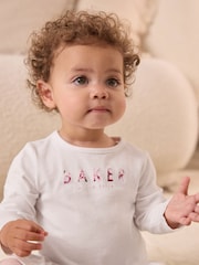 Baker by Ted Baker 3 Piece Pink Borg Gilets T-Shirts & Printed Leggings Set - Image 4 of 19