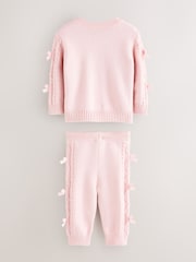 Baker by Ted Baker 2 Piece Bow Knitted Cardigan & Leggings Set - Image 2 of 6
