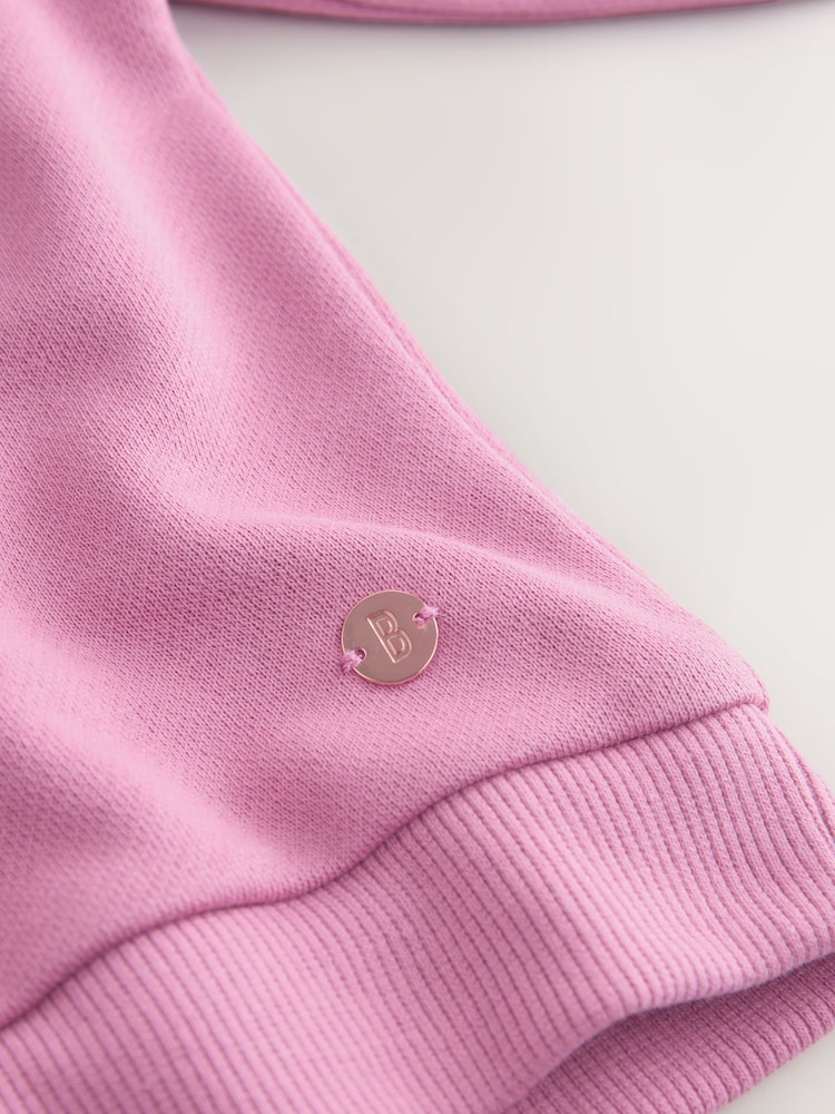 Baker by Ted Baker Dusky Pink 2 Piece Ruffle Collar Sweatshirt and Flare Set - Image 8 of 8 Baker by Ted Baker Dusky Pink 2 Piece Ruffle Collar Sweatshirt and Flare Set - Image 8 of 8