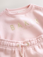 Baker by Ted Baker 2 Piece Side Bow Detail Sweat & Joggers Set - Image 3 of 6
