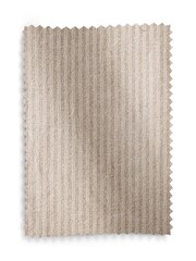 Natural Brushed Stripe Super Thermal Eyelet Door Curtains - Image 6 of 6