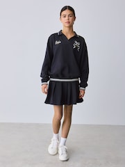 Baker by Ted Baker 2 Piece Varsity Sweat Top & Skirt Set - Image 2 of 14