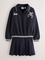 Baker by Ted Baker 2 Piece Varsity Sweat Top & Skirt Set - Image 6 of 14