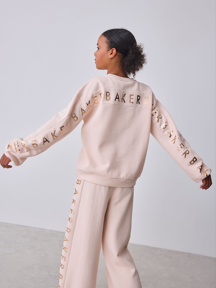 Sweat-shirt Ted Baker OZAI Femme - Rose - Taille L (US 4) - Neuf Avec Défaut