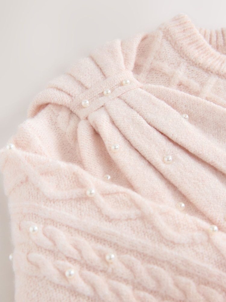 Baker by Ted Baker 2 Piece Knitted Pearl Bow Jumper & Skirt Set - Image 9 of 9 Baker by Ted Baker 2 Piece Knitted Pearl Bow Jumper & Skirt Set - Image 9 of 9