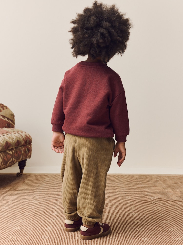 Red Appliqué Sweatshirt and Joggers Set (3mths-7yrs) - Image 2 of 8