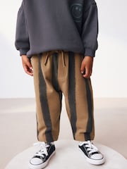Schwarz/Braun - Sweatshirt and Patterned Joggers Set (3mths-7yrs) - Bild 4 von 9