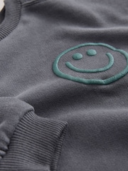 Schwarz/Braun - Sweatshirt and Patterned Joggers Set (3mths-7yrs) - Bild 8 von 9