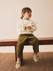 Ecru Cable Knitted Jumper (3mths-7yrs) - Image 3 of 8