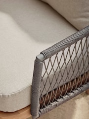 Cox & Cox Light Teak Capri Garden Corner Set - Image 3 of 11