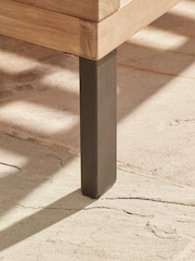 Cox & Cox Natural Vichy Garden Corner Set - Image 11 of 13