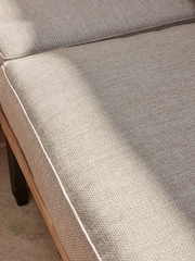 Cox & Cox Natural Vichy Garden Corner Set - Image 9 of 13