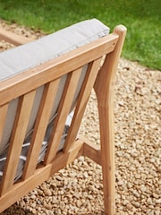 Cox & Cox Light Teak Turin Garden Lounge Set - Image 8 of 8