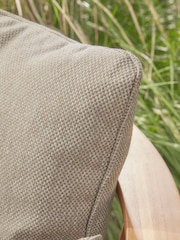 Cox & Cox Light Teak Bora Garden Lounge Set - Image 5 of 7